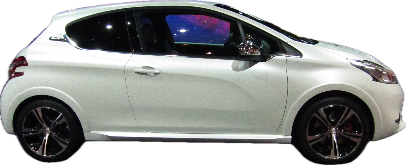 A Peugeot 208 2023 of this model