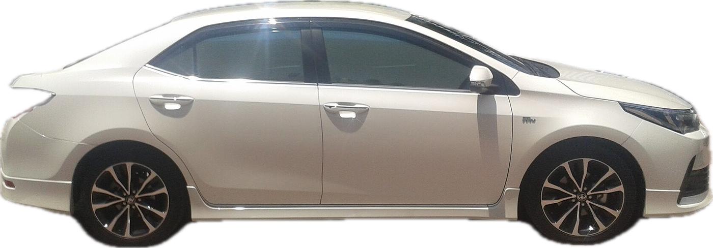 A Toyota Corolla of this model