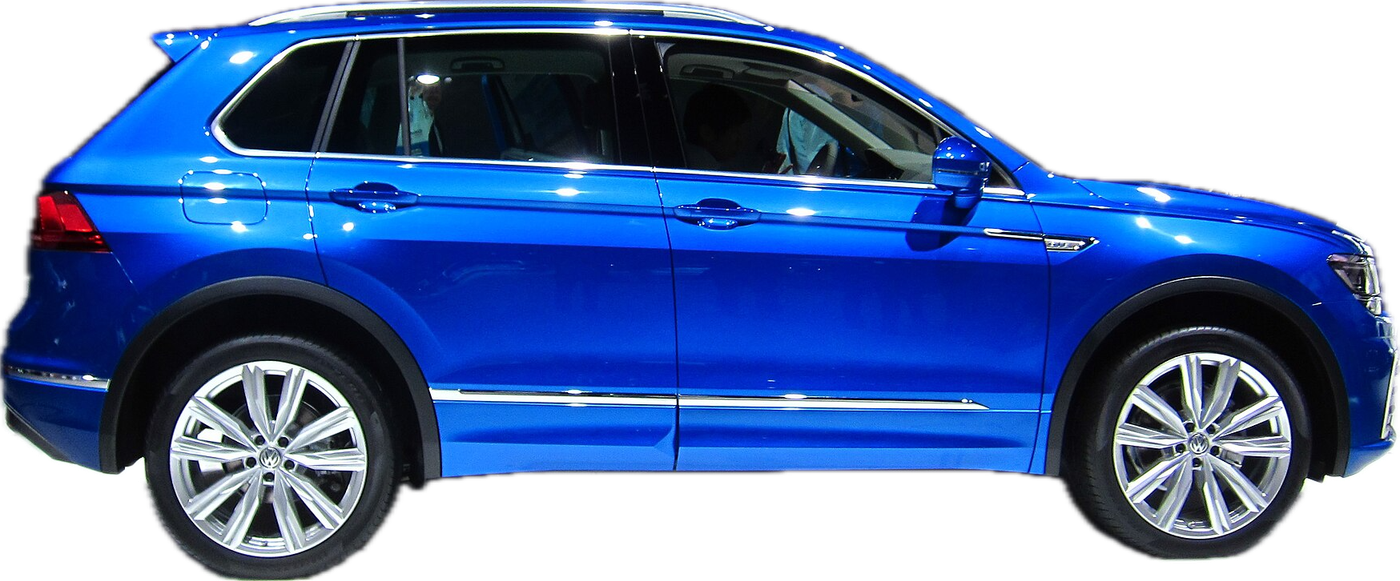 A Volkswagen Tiguan 2021 of this model
